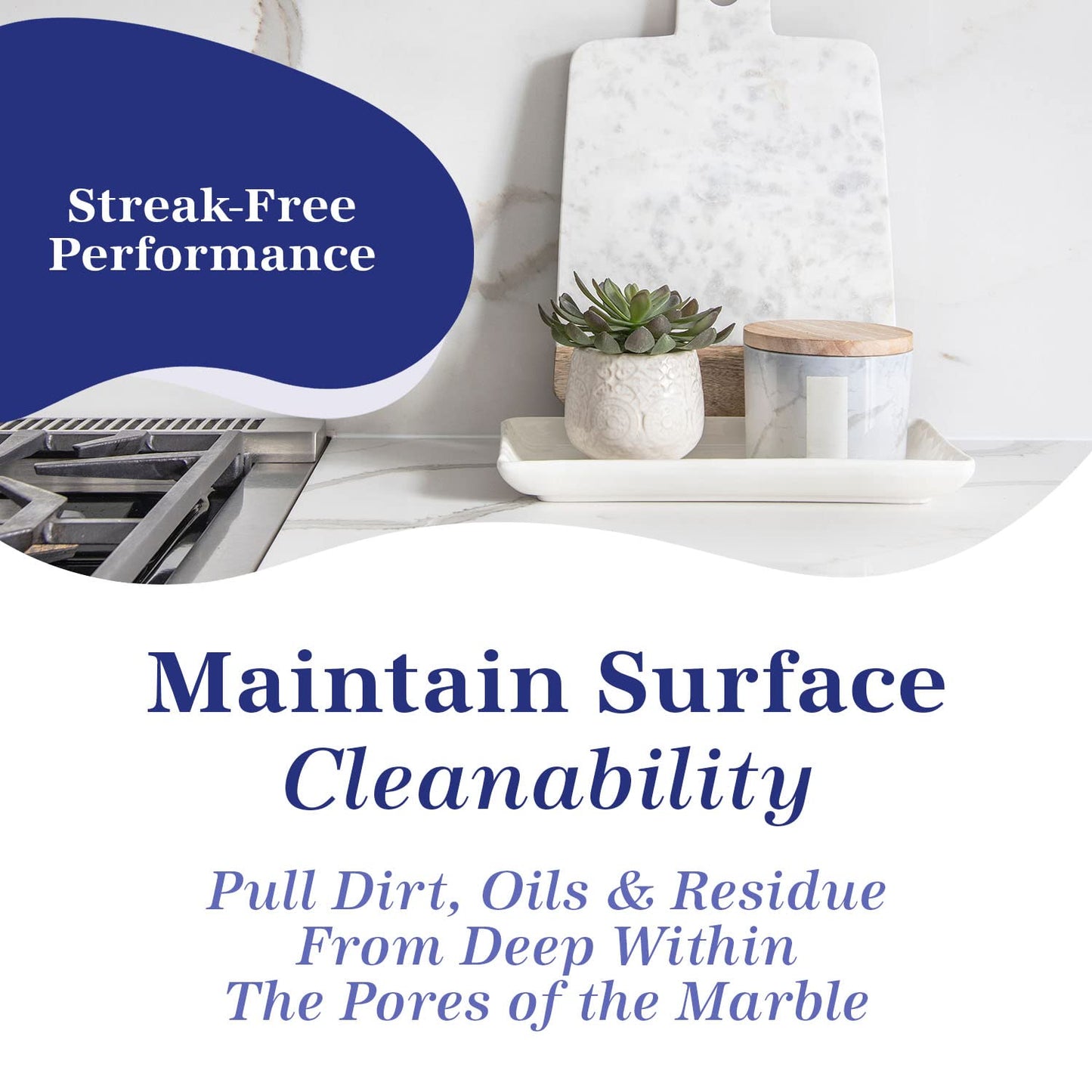 Marblelife InterCare Marble and Travertine Cleaner, Natural Stone & Terrazzo Liquid Cleaner, Shower & Tile Surface Care, Floor, Walls & Countertop