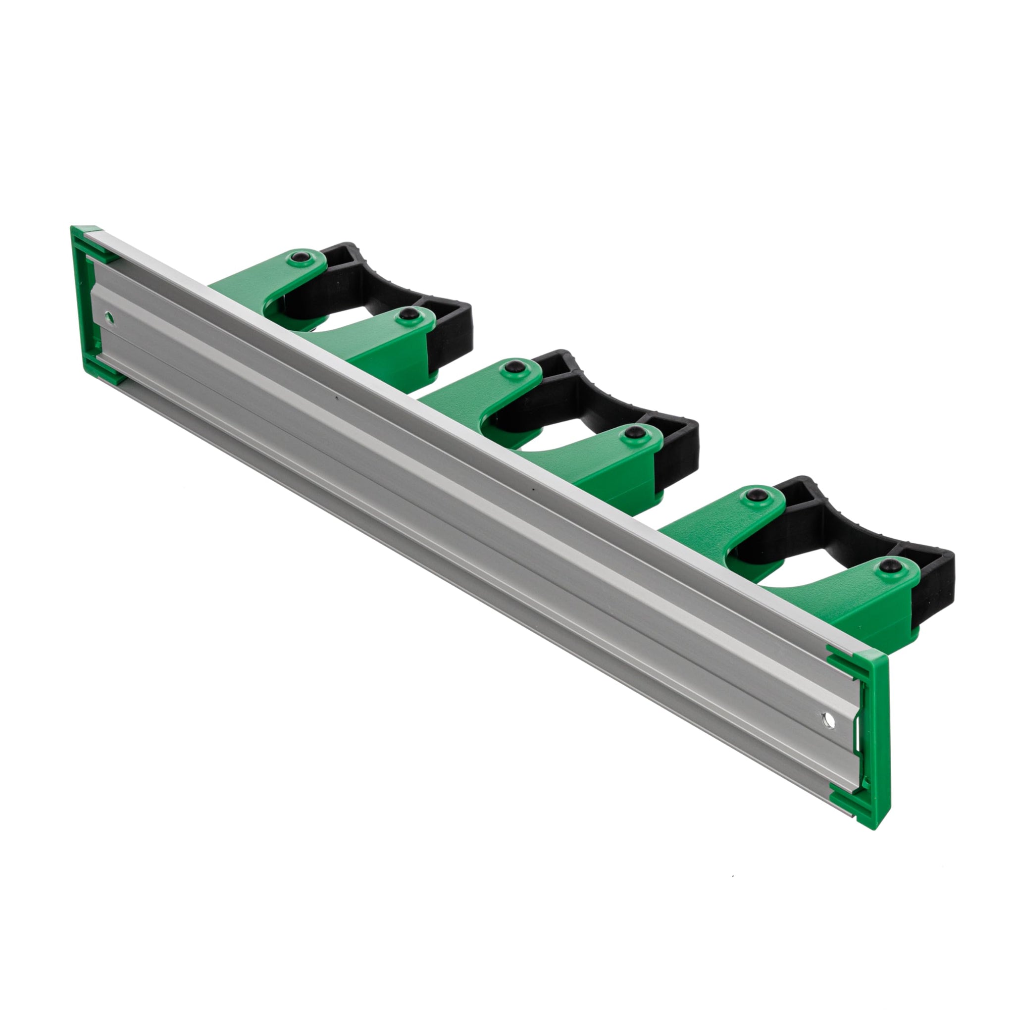 Unger Commercial Broom Holder Wall Mount (Case of 5) - Quick-Snap Mop, Tool & Pole Holders 14", Aluminum/Plastic, Ideal for Organizing Cleaning Tools