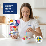 Swedish Candy Chef - Bubs Swedish Candy Mix - Sweet & Sour Gummies - Big Ovals, Skulls & More - 1/2 Pound Assorted Scandinavian Treats Imported from