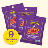 Annie's Organic Bunny Berry Patch Fruit Snacks, Gluten Free, 9 Bags
