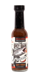 The Spicy Shark Megalodon Carolina Reaper Hot Sauce, Wicked HOT, Hot sauce - Vegan and Gluten-Free Ingredients - Brand Featured on Hot Ones