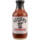 Stubb’s BBQ Sauce, Whiskey & Peach, Kosher, No Artificial Flavors, No High Fructose Corn Syrup, Sweet and Tangy Sauce for Ribs, Chicken, Wings, Steak