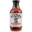 Stubb’s BBQ Sauce, Whiskey & Peach, Kosher, No Artificial Flavors, No High Fructose Corn Syrup, Sweet and Tangy Sauce for Ribs, Chicken, Wings, Steak