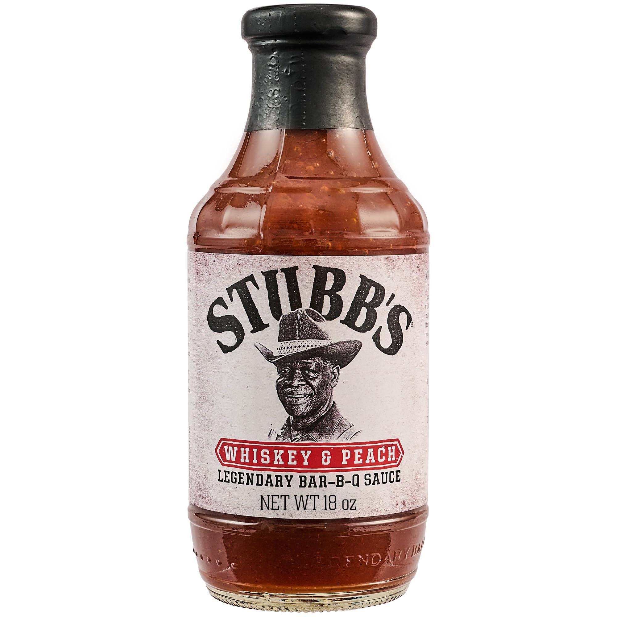Stubb’s BBQ Sauce, Whiskey & Peach, Kosher, No Artificial Flavors, No High Fructose Corn Syrup, Sweet and Tangy Sauce for Ribs, Chicken, Wings, Steak
