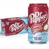 Louisiana Pantry Dr. Pepper Creamy Coconut 12 Ounce Cans or 20 Ounce Bottles (12 Pack 12oz, Dr. Pepper Creamy Coconut)