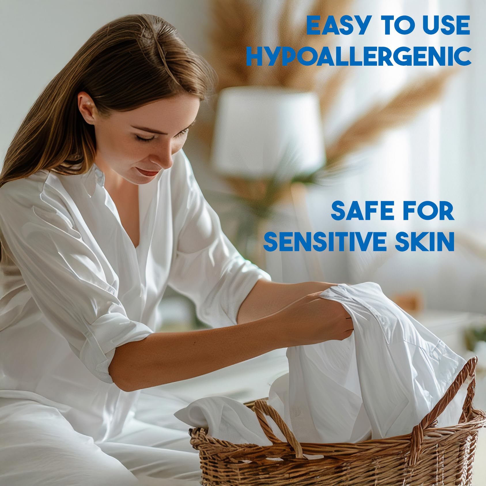 Laundry Detergent Sheets (60 Loads), Fresh Linen Scent, Made in Sweden, Plastic Free Packaging, Eco Friendly, Liquidless & Mess Free, No Spills, TSA