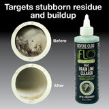 iFLO® Severe Clog Relief™ - 5X A/C Drain Line Cleaner Concentrate - Heavy-Duty HVAC System Solution for Tough Clogs & Buildup - Professional Liquid