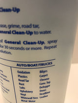 General Clean-up All Purpose Cleaner For Dirtiest, Smelliest, Most Frustrating Cleaning Jobs 32oz + GRACE-I-AM Large Cleaning Cloth