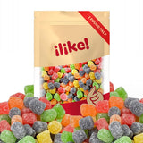 Gum Drops Jelly Candy | 2-Pound Bag | Assorted Fruit Flavors | Gumdrops Candy for Holiday Buffets & Dessert Decorating | Strawberry, Pineapple