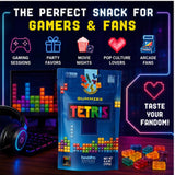 Fandom Snacks TETRIS™ Gummies, 4.4 oz - Officially Licensed TETRIS Candy, 7 Natural Flavors, Made with 20% Fruit Juice Concentrate, Tetrimino Shapes