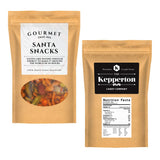 Santa Snacks Gourmet Trail Mix - Kepperton Premium Spicy Snack Blend for Men and Women - Funny Stocking Fillers Gift Baskets, Christmas Gift Ideas