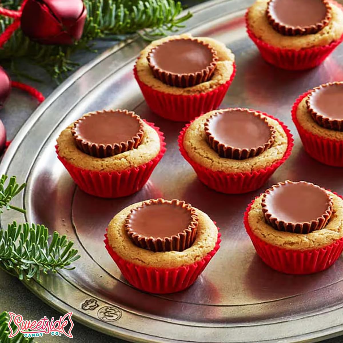 Peanut Butter Miniature Cups, 2lb Pack of Peanut Butter Cups Bulk, Perfect ReesCups for Stocking, Dessert Toppings, Party Favors and Gift Baskets