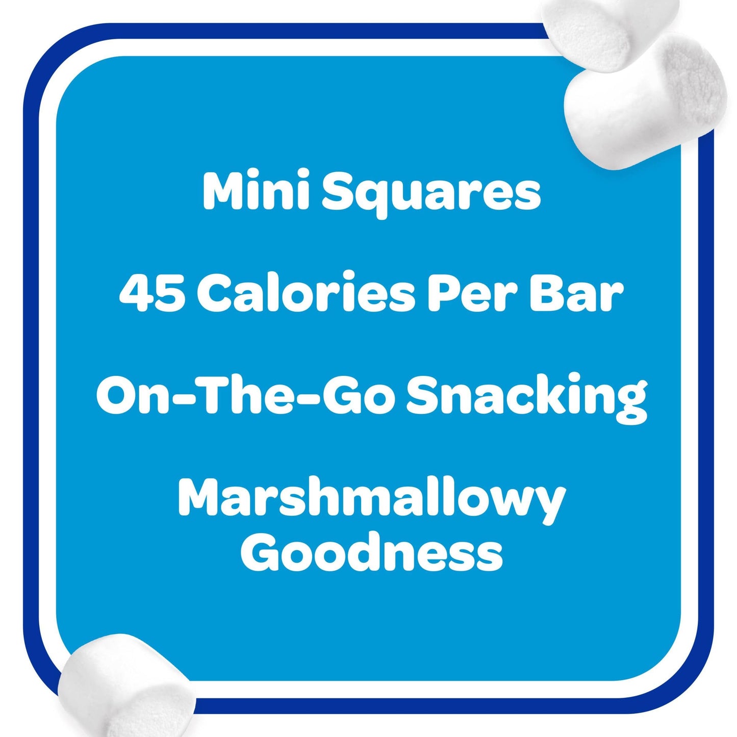 Rice Krispies Treats Mini Marshmallow Snack Bars, Kids Snacks, Variety Pack, 24.8oz Box (64 Bars)
