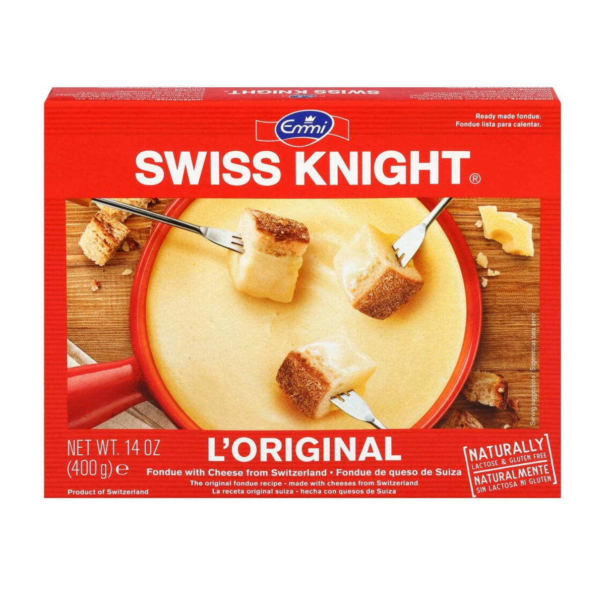 Swiss Knight Classic Fondue, 14 oz