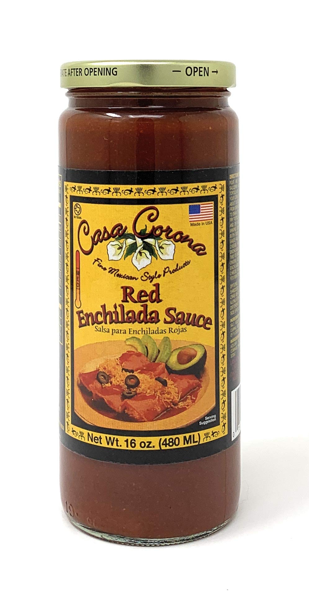 CASA CORONA SAUCE ENCHILADA RED 16 OZ