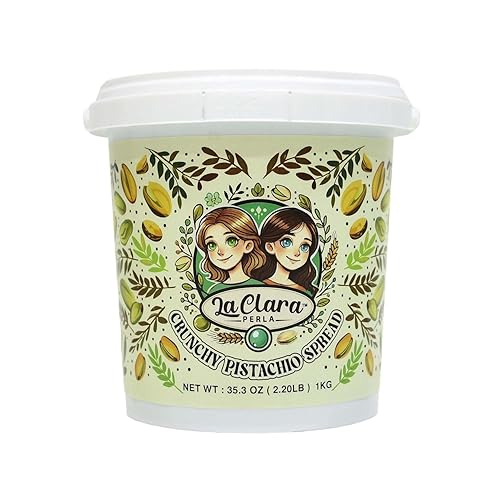 Crunchy Pistachio Spread, Spreadable Pistachio Cream, 35.27 oz (1KG)