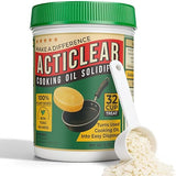 ACTICLEAR Cooking Oil Solidifier - 11oz (32 Cups) Algae-Based Grease Hardener for Easy Disposal, Turns Used Cooking Oils to Solid Waste, Kitchen Fry