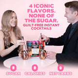 Cocktail Stix Zero Sugar Variety Pack - Cocktail & Mocktail Drink Mixer - Skinny Mixes - Water Flavoring Packets - Vegan - No Calories, No Carbs, No