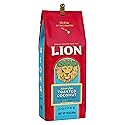 Lion Coffee, Arabica Coffee Beans, Light Roast, Premium Ground Coffee, Toasted Coconut Flavor, A Taste of Aloha, 10 Ounce Bag