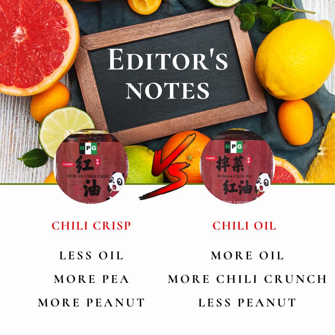NPG Sichuan Chili Crisp Oil 7 oz, Medium Heat