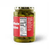 Amazon Saver, Kosher Baby Whole Dill Pickles, 24 Fl Oz