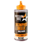 MISSION BBQ BBQ Sauce, Memphis Belle, A Memphis Style Barbecue Sauce That Is Perfect For Adding A Sweet, Tangy, Smoky Flavor to Chicken, Brisket, Ribs