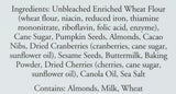 Rustic Bakery, Crisps Tart Cherry Cacao Nib Almond, 5 Ounce