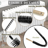 Clothes Dryer Lint Brush, 29.5" Long Flexible Lint Vent Trap Cleaning Tool, Refrigerator Condenser Coil Brush, Dryer Lint Removal Cleaner Brush