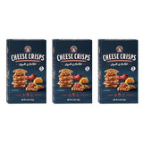 John Wm. Macy - Chipotle & Cheddar CheeseCrisps - Hand Crafted, Non GMO, and Nothing Artificial - Made with Real Cheese - 4.5 oz. Cartons - 3 Pack