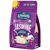 Lundberg Jasmine Rice, Regenerative Organic Certified - Non-Sticky, Aromatic Long-Grain White Rice, Responsibly Grown in California, 32 Oz