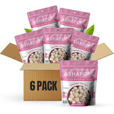AshaPops Himalayan Pink Salt Flavored Popped Water Lily Seeds, 1 oz (Pack of 6) - Gluten-Free, Vegan, Paleo, Nut-Free, Corn-Free, Soy-Free, Non-GMO