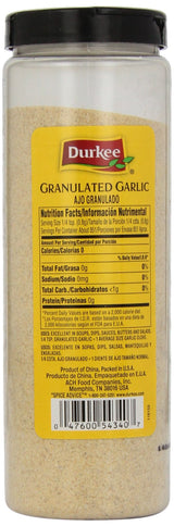 Durkee Granulated Garlic, 24-Ounce Canister (Pack of 2)