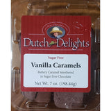 Walnut Creek Dutch Delights Sugar Free Chocolate Vanilla Caramels, Pack of Three 7-ounce Containers
