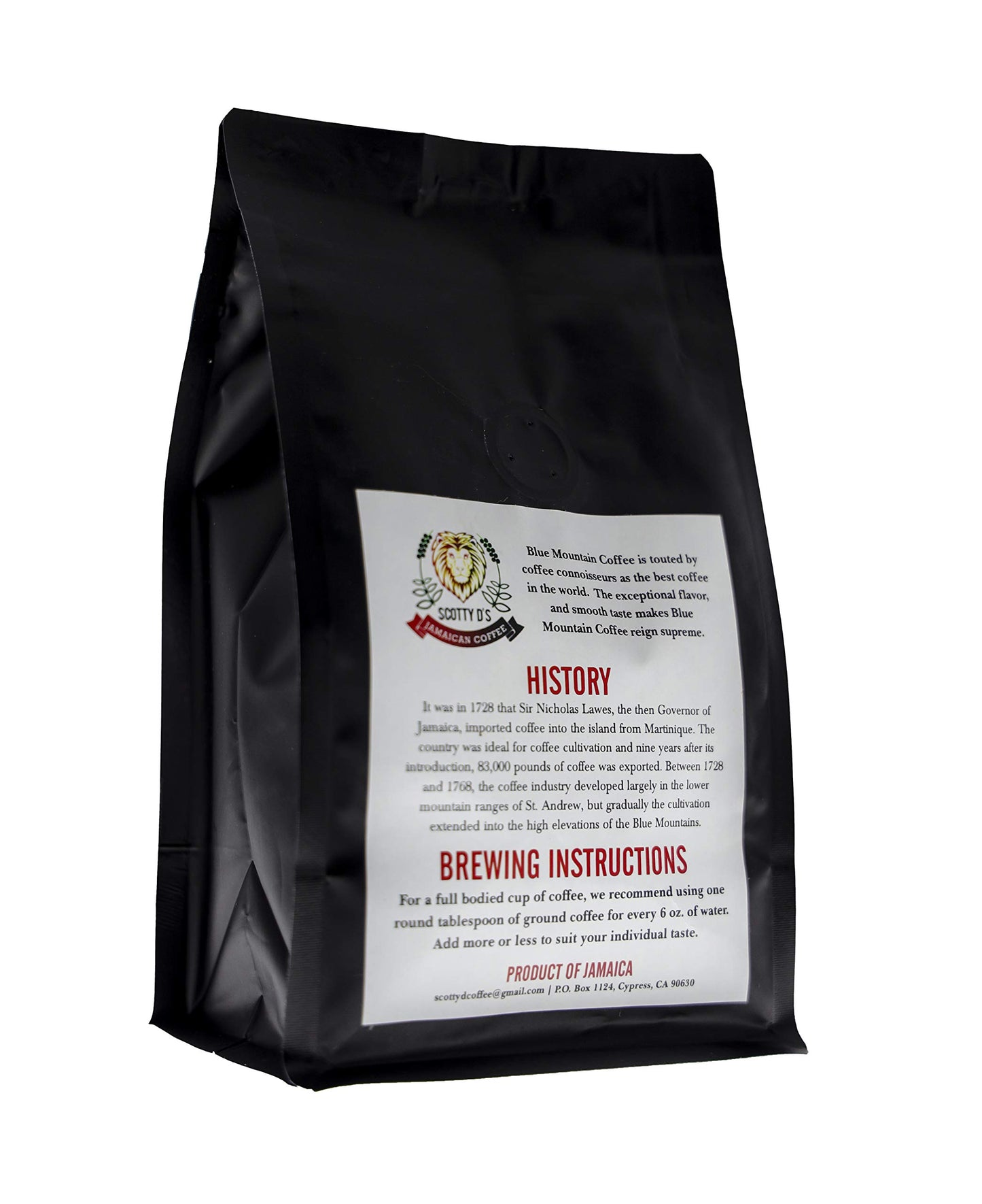 Scotty D's 100% Blue Mountain Coffee