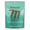 Mighty Leaf Organic Spring Jasmine Green Tea - 1 lb Bulk Loose Leaf Bag - Lightly Caffeinated Premium Whole Leaf Green Tea Naturally Scented