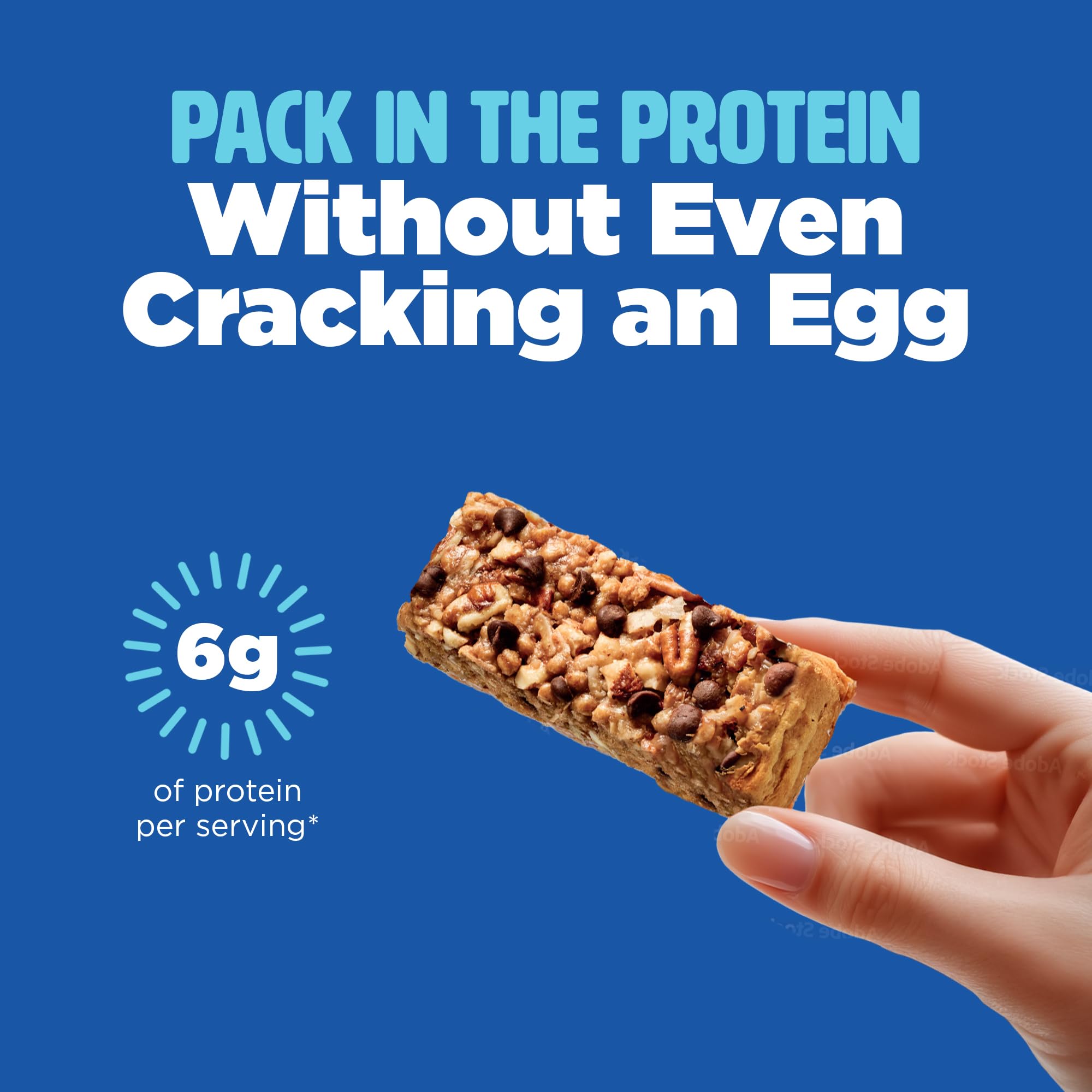 Three Wishes Chewy Granola Bars, Chocolate Chip (4-Pack) - Gluten & Grain-Free Soft Snack Food Bar with 6g Protein, 3g Sugar - Healthy Breakfast