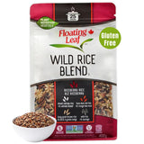 Floating Leaf Wild Rice Blend - 14 ounces, 1 count - Wild Rice Blend With Riceberry, Red Rice And Brown Rices - Gluten Free - Non GMO - All Natural - Vegan - Plant Based