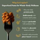 Chef’s Kiss Protein Rotini | 24g Protein, High Fiber | Gluten Free, Plant-Based, Lower Carb Pasta Made from Lupins | No Fillers No Gums | Nutrient