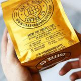 Oak & Bond Coffee Co. Colombia Single Origin Coffee, Medium Roast, 100% Arabica, Whole Bean -12 oz. Bag