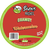 Sapo's Miches Chamoy Rim Dip - Tamarind Candy Sauce for Drinks, Micheladas & Cocktails, 8 oz (Watermelon)