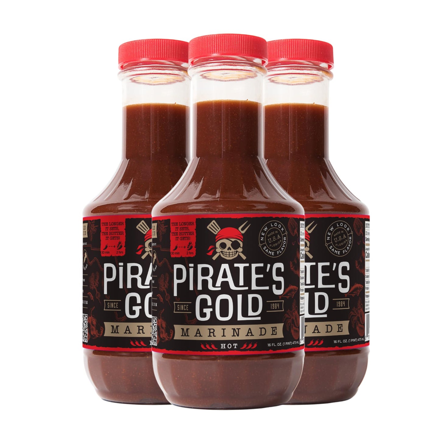 Pirate's Gold Hot Marinade (Pack of 3)