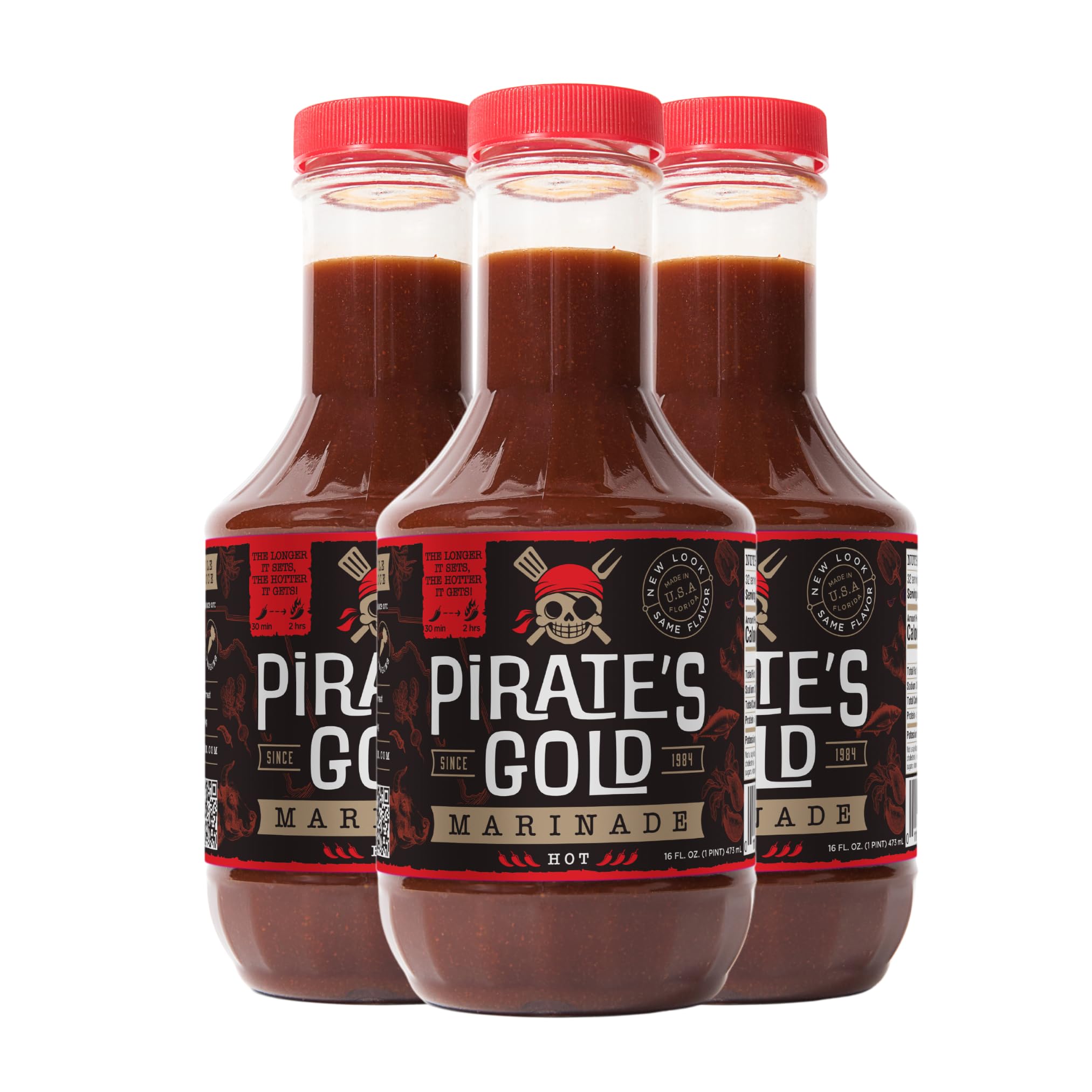 Pirate's Gold Hot Marinade (Pack of 3)