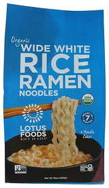 LOTUS FOODS Organic White Rice Ramen 4pk, 10 OZ