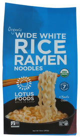 LOTUS FOODS Organic White Rice Ramen 4pk, 10 OZ