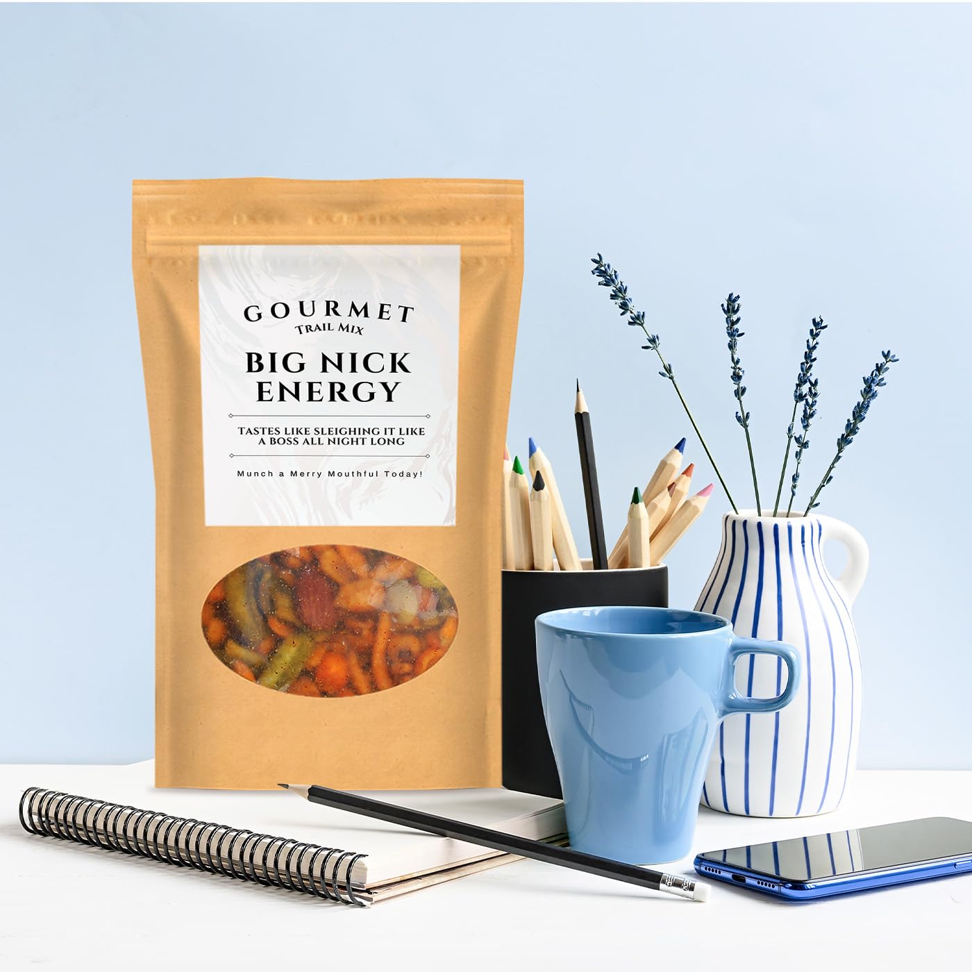 Big Nick Energy Snack Mix Kepperton - Nutty, Sweet, and Savory Blend - Ideal On-the-Go Fuel - Pack of Delicious Gourmet Goodness for Energy