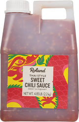 Roland Foods Thai Style Spicy Sweet Chili Sauce, No MSG, Specialty Imported Food, 4.85-Pound Bottle