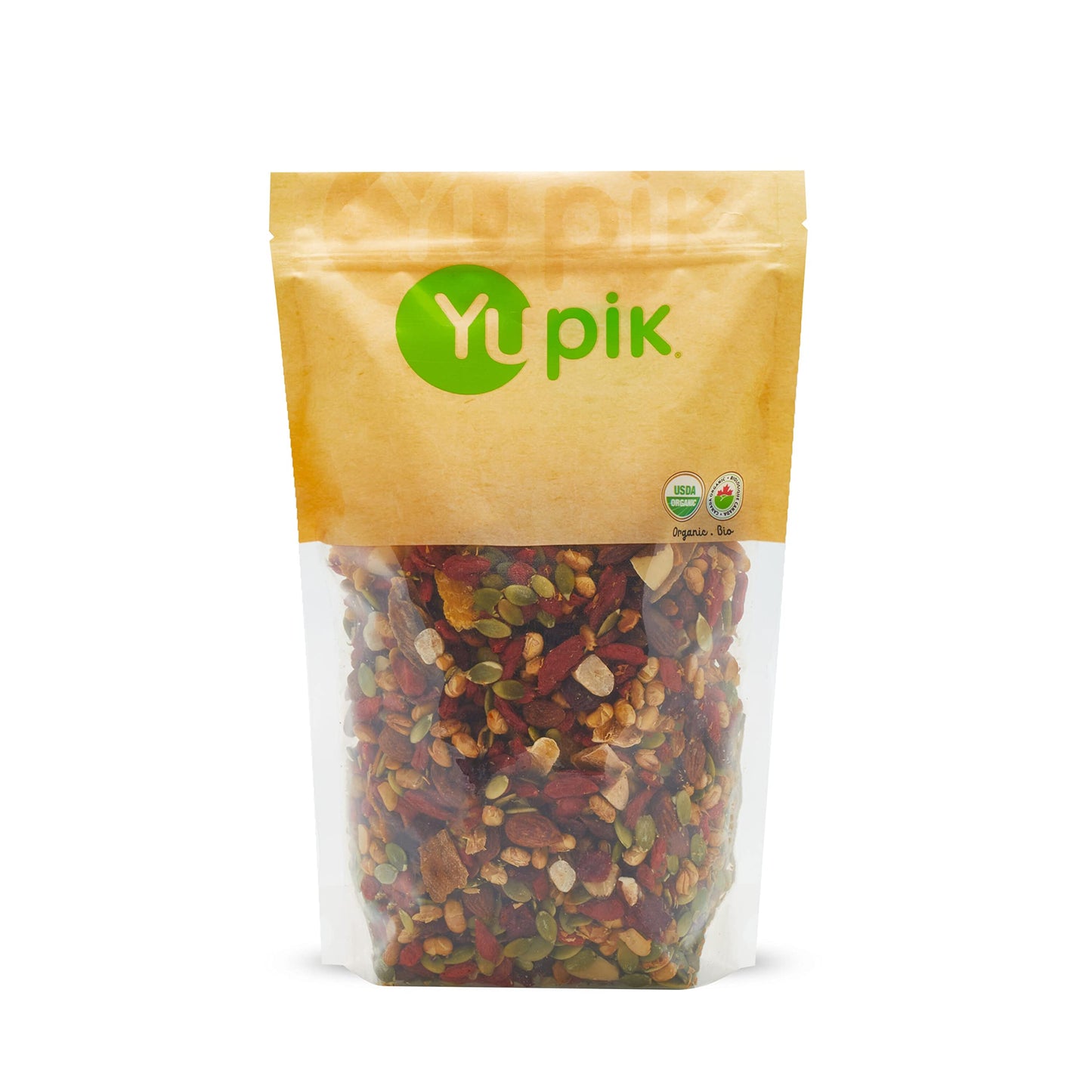 Yupik Organic Kathmandu Mix, 1 lb (16 oz), USDA Certified Organic, Gluten-Free, Vegan, Non-GMO, Colorful Mix of Dried Fruits, Seeds, Beans, and Nuts