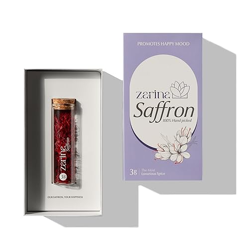 Zarina Saffron Threads - Premium Grade A+ | Handpicked & 100% Pure (3 grams)