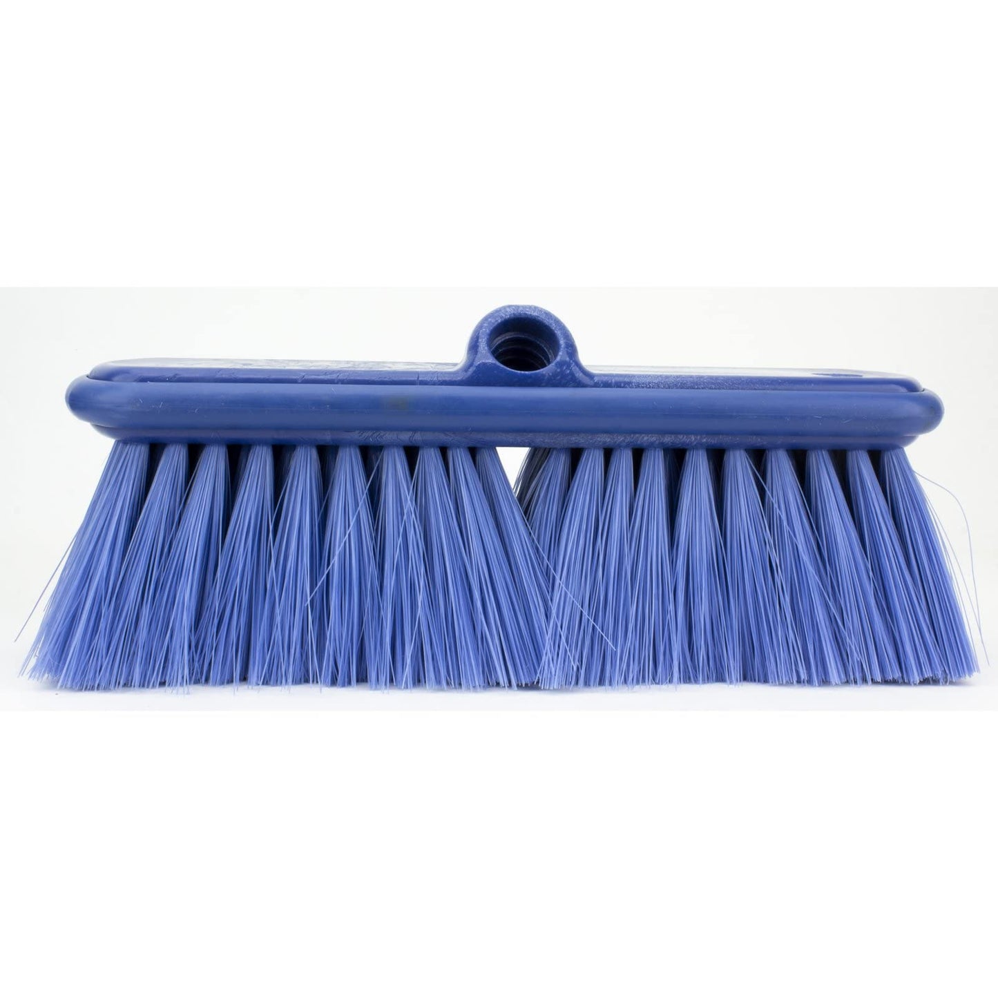SPARTA Flo-Thru Heavy-Duty Deck Scrub Brush Nylon Bristled, Boat and Floor Scrub Broom with Protective Bumper for Floors and Large Equipment, Plastic