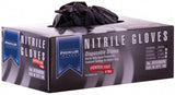 Premium Guard - Nitrile Gloves - Disposable, Powder Free, Latex Rubber Free, 5 mil, Black Nitrile Gloves, 100 gloves per Box, Size - Large
